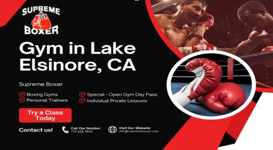 Supreme Boxer gym in Lake Elsinore with certified boxing trainers
