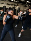 Members training in group boxing classes at Supreme Boxer Boxing Club near Canyon Lake, CA